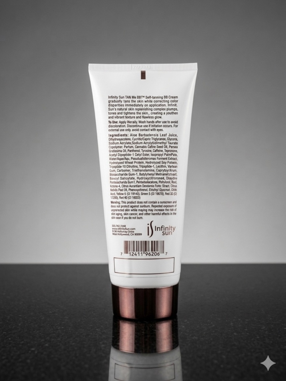 INFINITY Tan Me BB Self-Tanning Cream - New (no box) - Picture 2 of 3